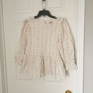 Universal Thread embroidered blouse size S